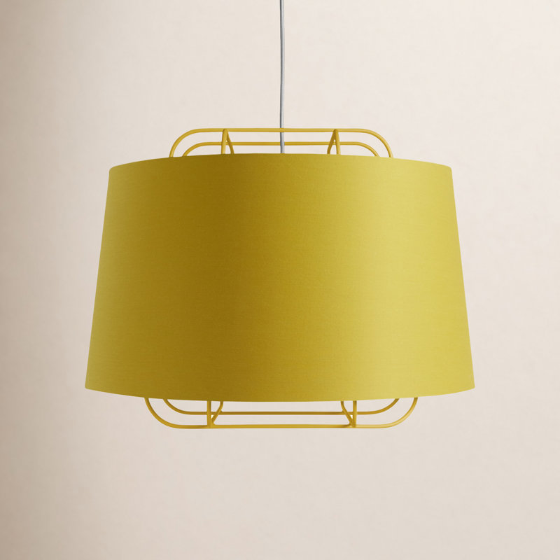 Perimeter 1 - Light Pendant, Olive, 17" H x 23" W x 23" D