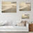 Eternal Desert Dreams Minimalism I - Minimalism Wood Wall Art On Natural Pine Wood-473611343