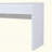 Modern minimalist two drawer dressing table