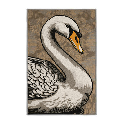  Tapis lavable lavé à cygne