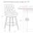 Arjean Swivel Upholstered Counter Stool-89181610-99407068