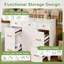 36" Bathroom Vanity with Ceramic Sink, White, Solid Wood Frame, Soft Close Doors, Adjustable Shelves, 3 Drawers ,Including Double-Depth Drawer for Hairdryer Storage