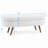 Ottoman Oval Storage Bench,Rubber Wood Legs(43.5"X16"X16")-110402479