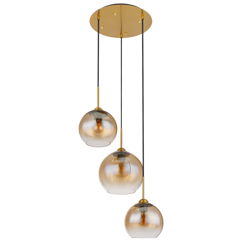 Aarielle 3 - Light Brass Pendant
