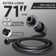 11.8-Inch Rain Shower Head Combo with 6-Setting Handheld Spray
