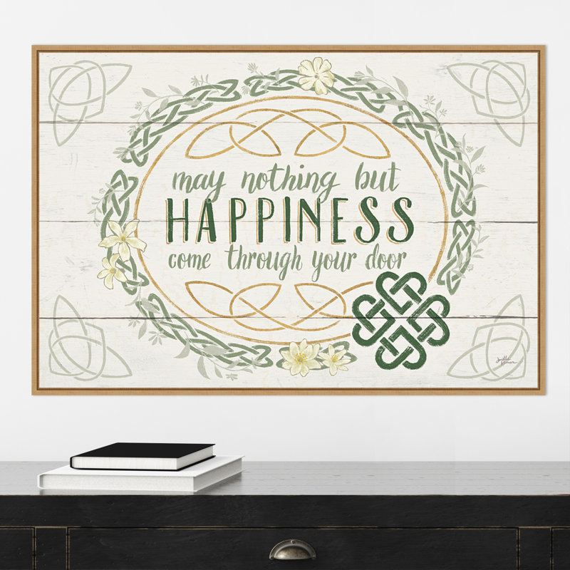 «Irish Blessings V» par Janelle Penner - cadre photo, art textuel sur toile
