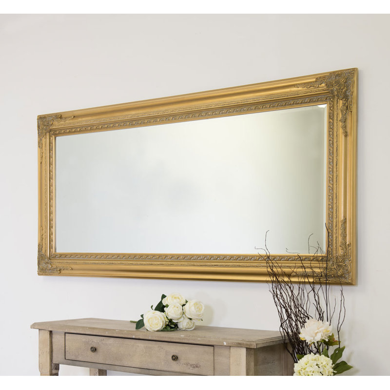 Zaragosa Wood Flat Floor Mirror