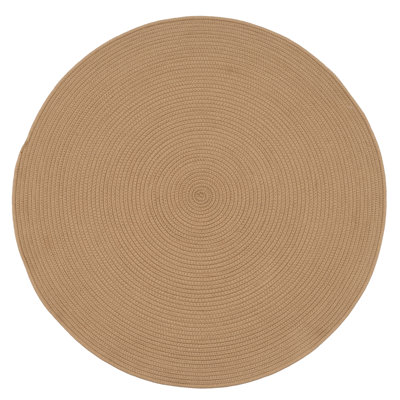 Round Lippa Solid Colour Area Rug