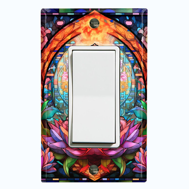 Nature Themed 1 - Gang Toggle Light Switch Standard Wall Plate