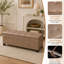 Banc ottoman de rangement capitonné en similicuir de 42 pouces pour salon-1542464025-1542464031