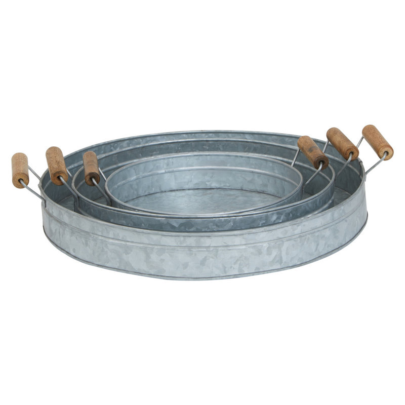 Tayyibah Metal Tray - Set of 3