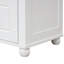 Armoire de salle de bain moderne Elowen avec poignées en acrylique et tablettes réglables-126157691