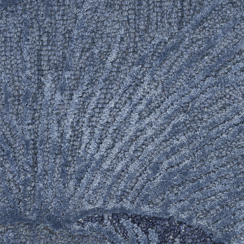 Tapis d'intérieur moderne bleu 8 pi 6 po x 11 pi 6 po Nourison Avra, Rectangle 7 pi 9 po x 9 pi 9 po