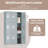 Metal Lockers For Employees-9 Door Storage Locker With Shelves And Lockable Steel Cabinet For School,Gym,Office,Staff-108920011