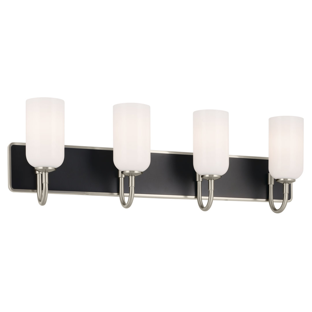 4 - Light Dimmable Vanity Light Everly Quinn