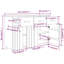 Buffet-bar Hamar avec tiroirs HAMAR-1050242421