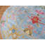 Tapis unique bleu ciel de 10 pi