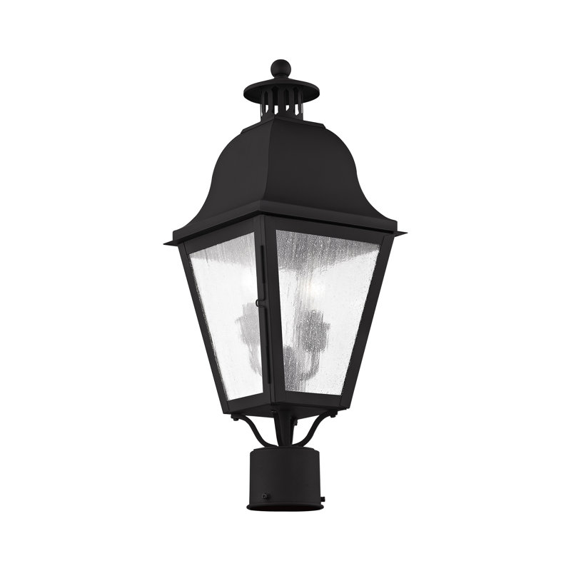 Tête de lanterne à 1 lumière Arnfred, H 21 po x l 8,5 po x P 8,5 po, Noir