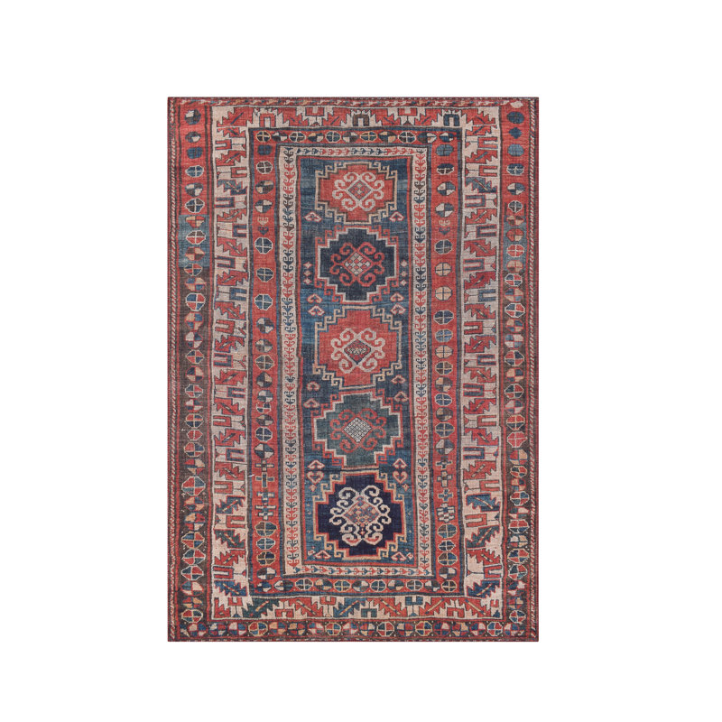 Alesio Oriental Machine Printed Area Rug, Rectangle 160 x 230cm