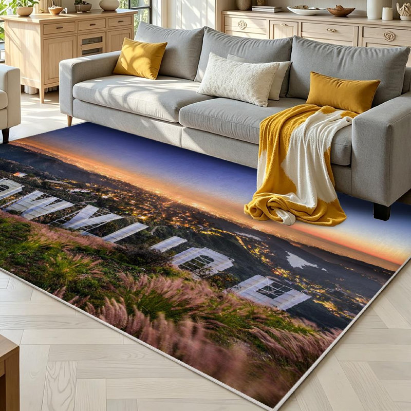 Tapis d'intérieur Clear Sky, Rectangle 71 po x 98 po