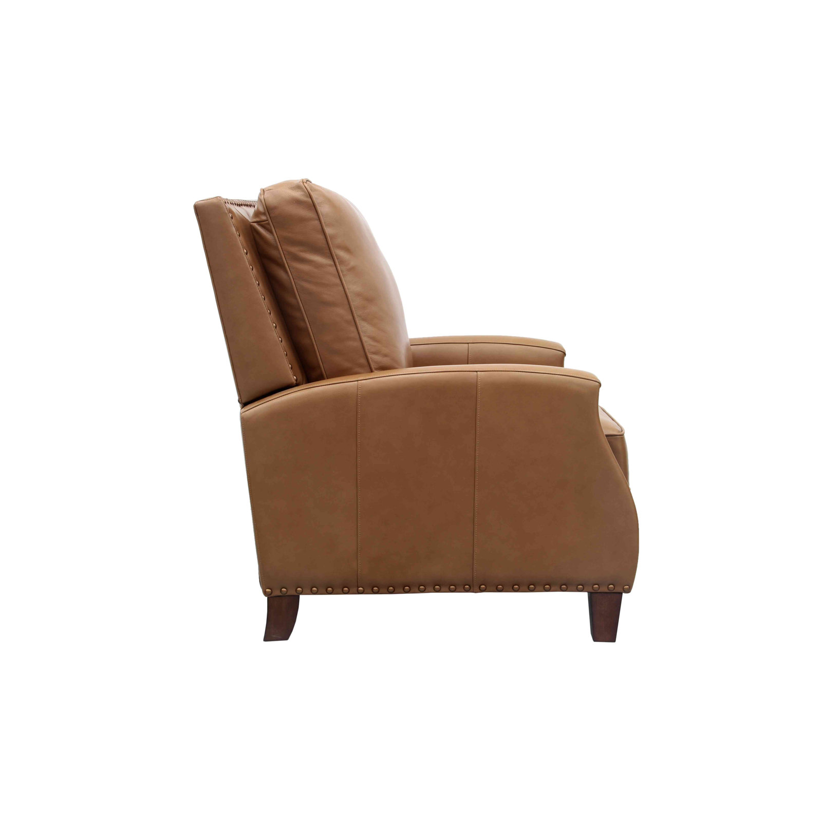 Llewellyn 31" Genuine Leather Manual Recliner, Shoreham Ponytail
