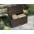 Suncast 73 Gallon Water Resistant Deck Box in Java