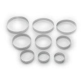 Fox Run Brands 9 Piece Round Cookie Cutter Set