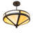 16" Wide Craftsman Prime Semi-Flushmount