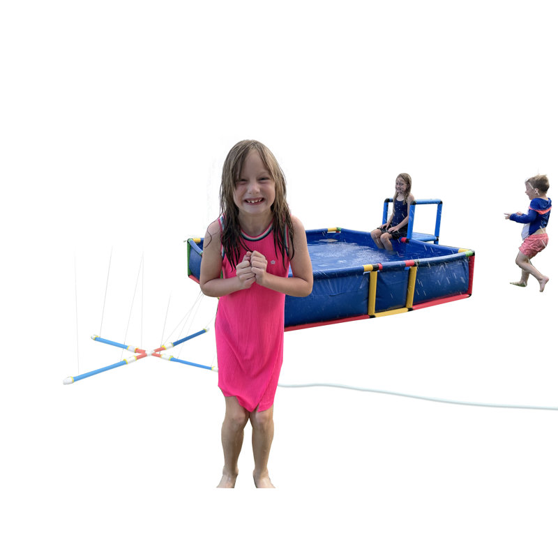 Build and Splash Buildable Swimming Pool - Outdoor Building Toy Pool, Ball Pit, Sandpit