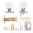 Coolnews Modern Grace Series - Crystal Door Knobs-62173096-123847676