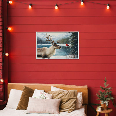 «Christmas Conversation In Wild», dessin de Petal Prints Design