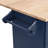 Farmhouse Kitchen Island Set with Drop Leaf and 2 Seatings,Dining Table Set with Storage Cabinet, Drawers and Towel Rack-1508699105