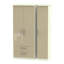Yvette 3 Door Manufactured Wood Wardrobe-18860328-23704022