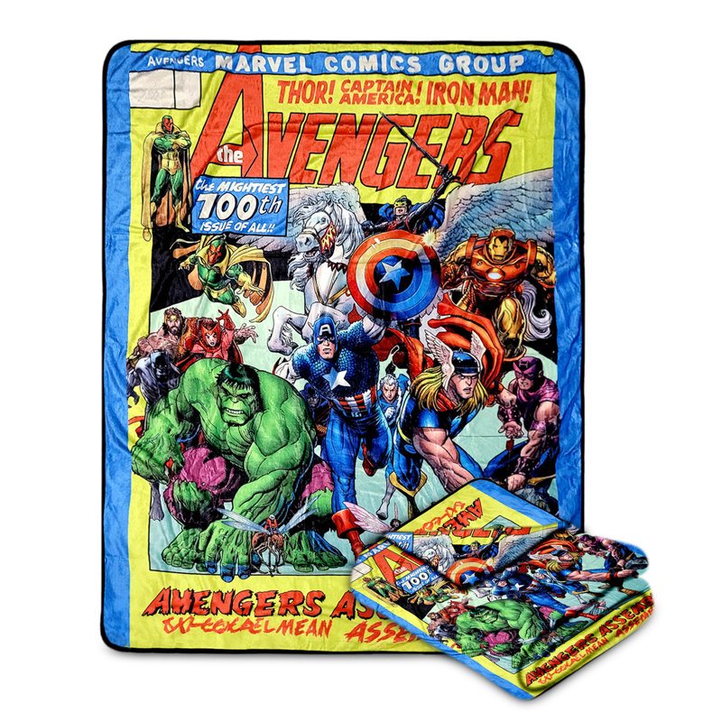 Jeté Bazillion Dreams Marvel Avengers Mesure 60 po x 45 po