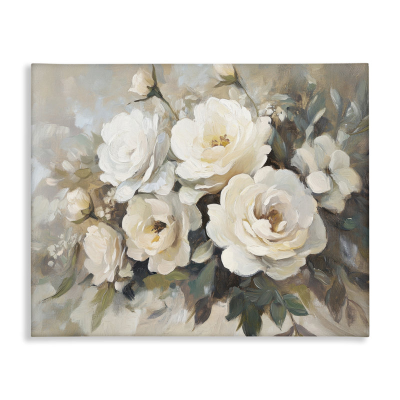  «Blush Cream Bouquet» par Petal Prints Design, H 16 po x l 20 po