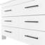 Commode double 6 tiroirs Wezz, chambre à coucher, blanc-859674629