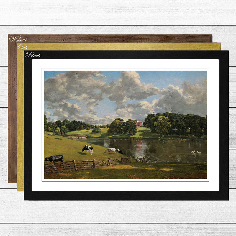 John Constable - Single Picture Frame Painting, Black