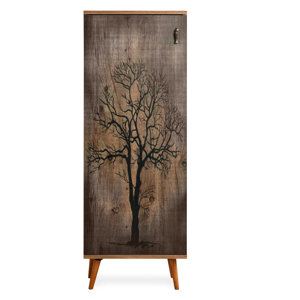 Layah 19.69'' Wide 7 - Shelf Storage Cabinet