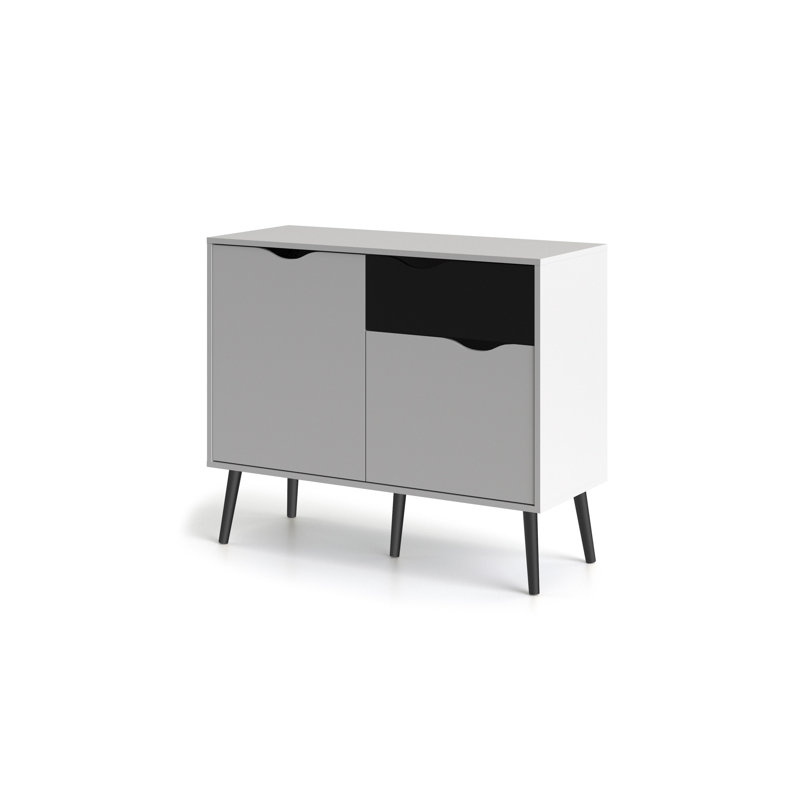 Myrasol 98.6cm Sideboard, White/Black