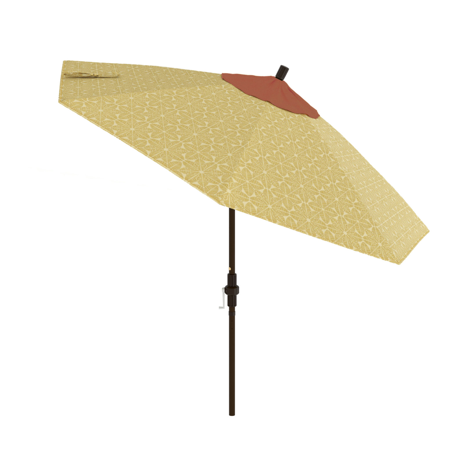Santana 108'' Outdoor Umbrella, Palmetto Sawgrass - Pacifica Premium