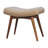 Cotton Blend Upholstered Bench