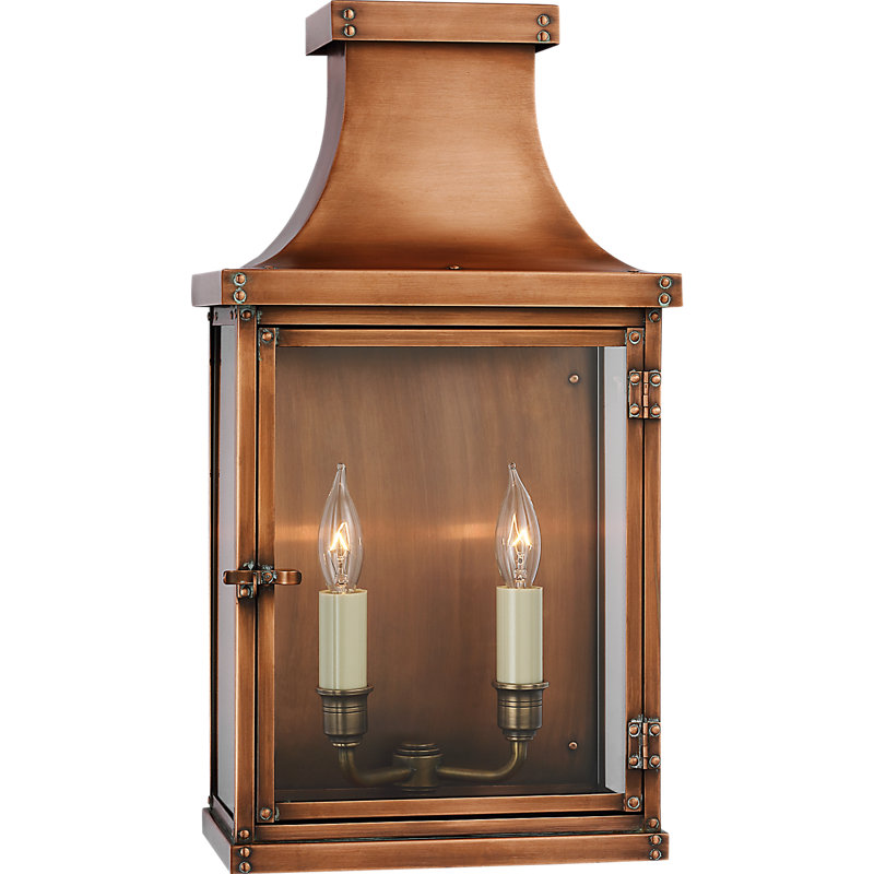 Chapman & Myers Bedford 3/4 Lantern, 18" H x 9.75" W x 6" D