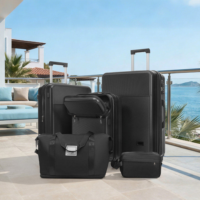 Luggage Sets 5 Piece With Half-Opening