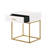 LuXeo Catalina One Drawer Nightstand with Mustard Gold Legs-516758403