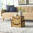 Hamachi Wooden Nesting Upholstered Decorative Beige Trunk with Vintage Accents and Studs Set