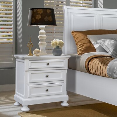 Willow Ridge Lavenia Three Drawer Nightstand -  Darby Home Co, D5752EB5F2C54950B3047EA664B1F5DF