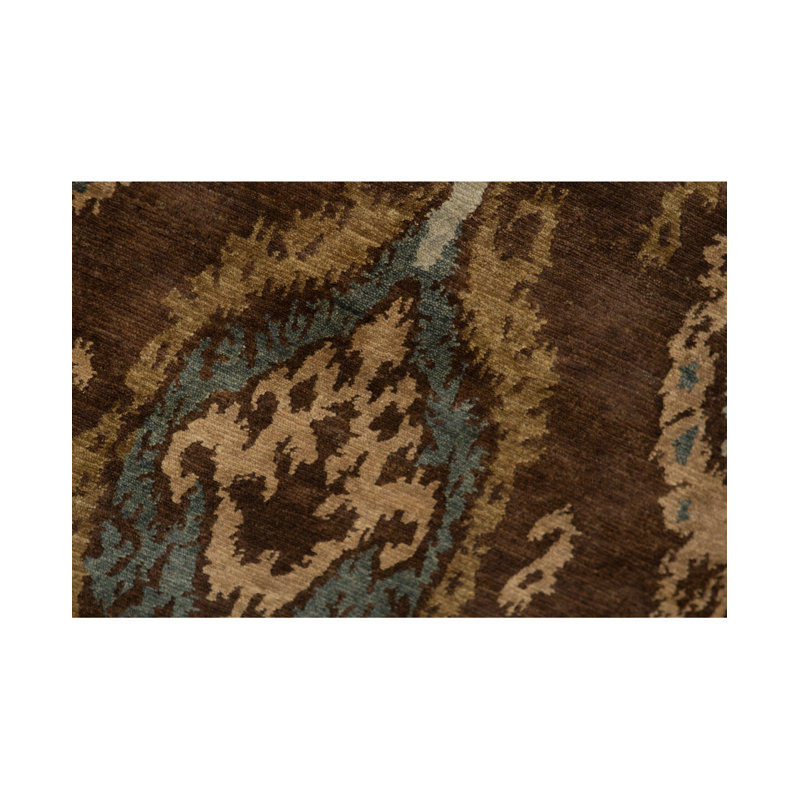 Ikat Area Rug in Brown