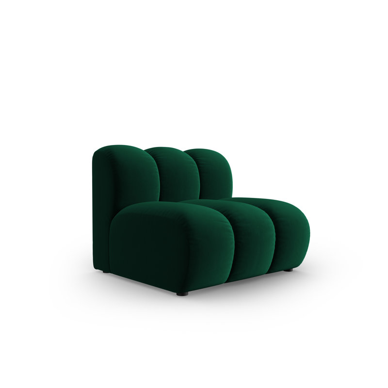 Christey Upholstered Slipper Chair, Green