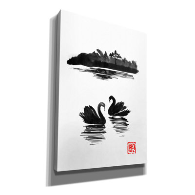 «Swan Island 02» par Pechane, art mural sur toile