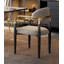 Chaise de salle à manger moderne et simple en cuir ultra fin